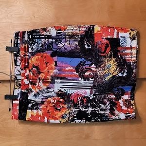 Grace Elements Multicolor Mural Skirt